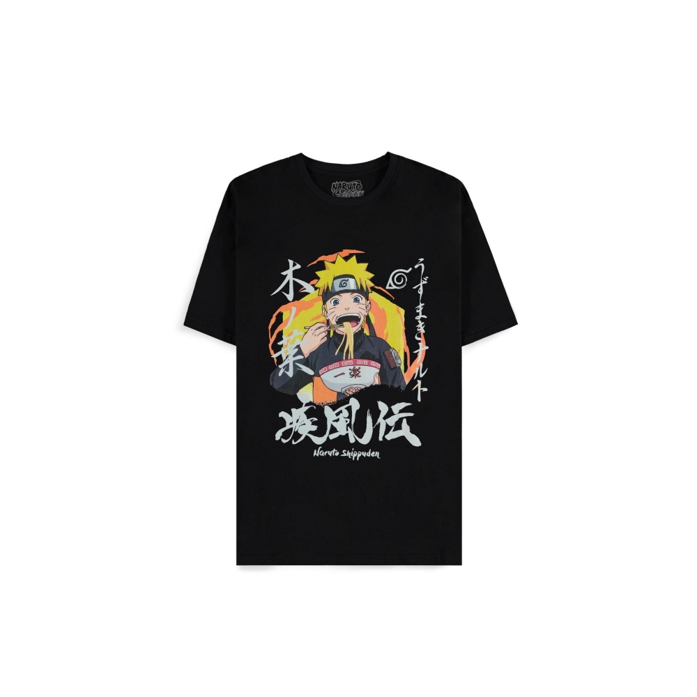 Naruto - Stuff Your Face Herren T-Shirt - Schwarz